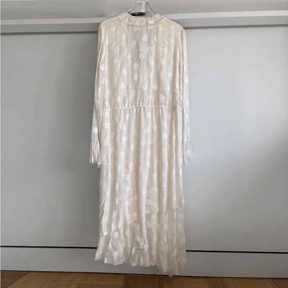 H&M Studio Collection 2017 Silk-Blend Dress size 12 - Picture 4 of 10